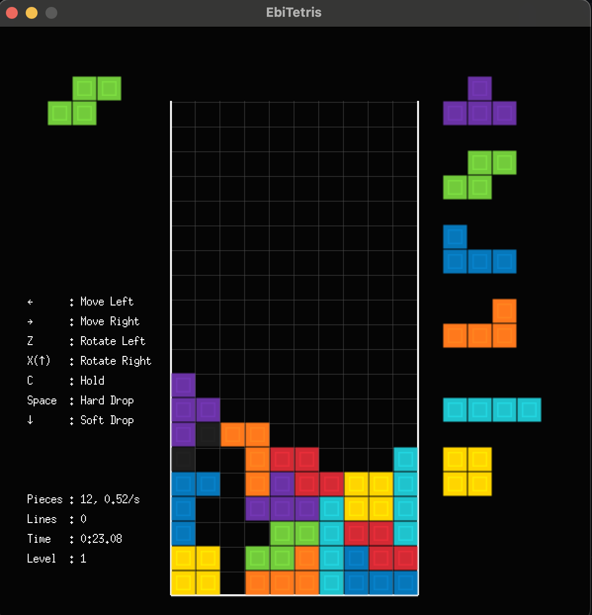 Tetris background